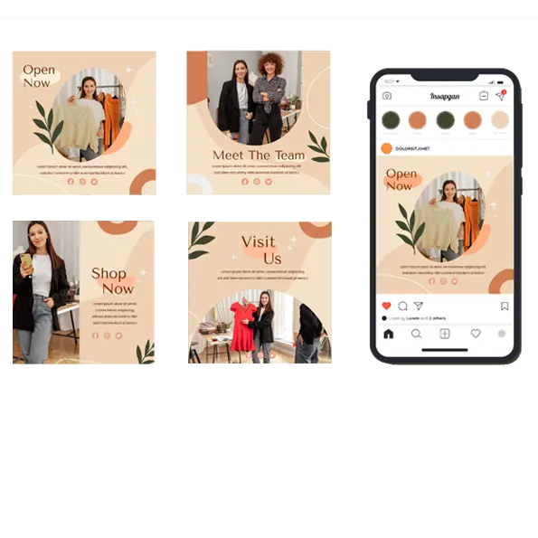 Social media poster